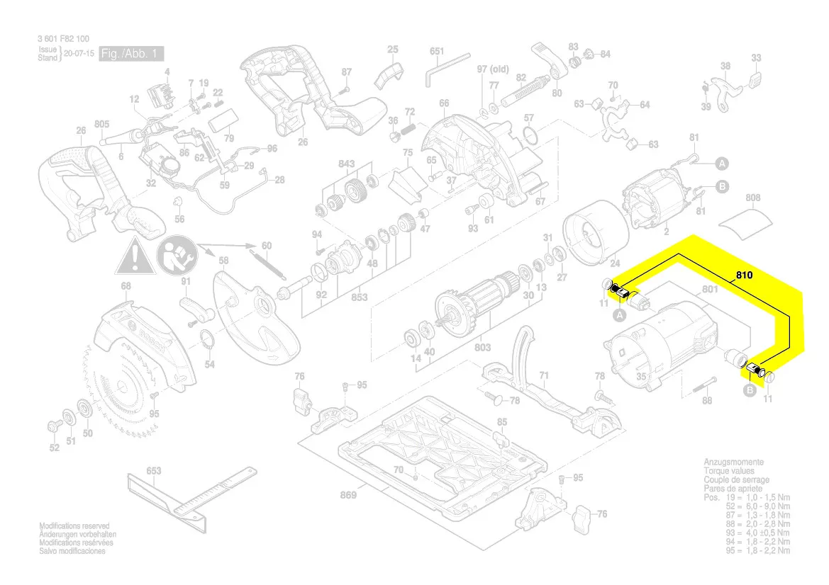 Balais charbon réf. 1 619 P12 260 Bosch